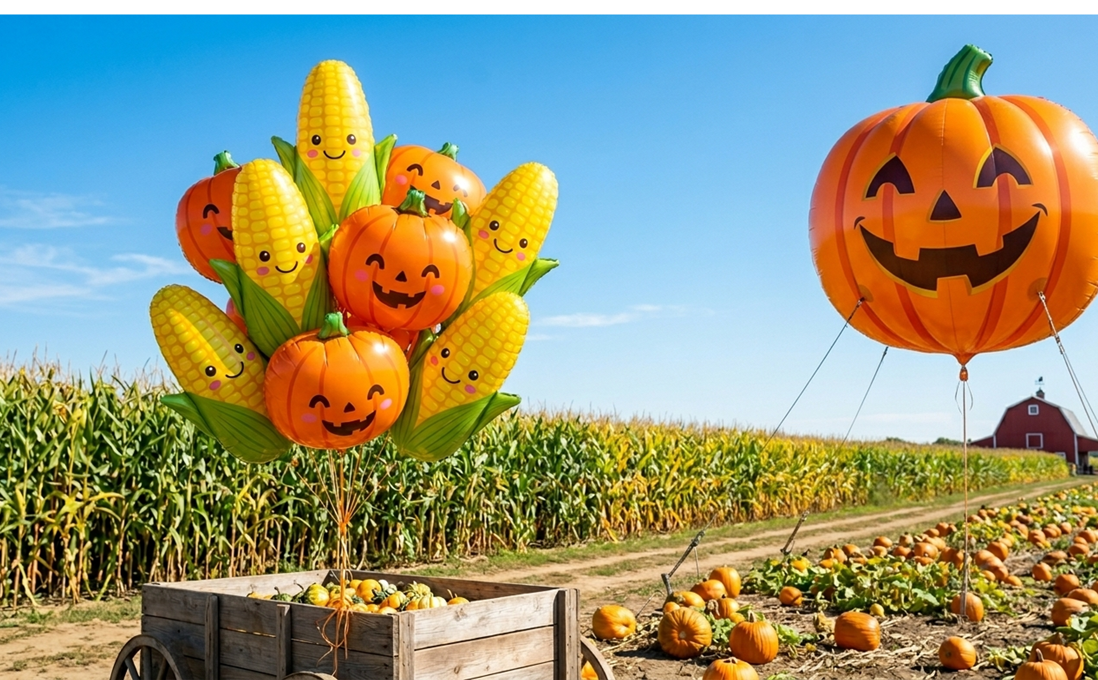 Holiday inflatables banner